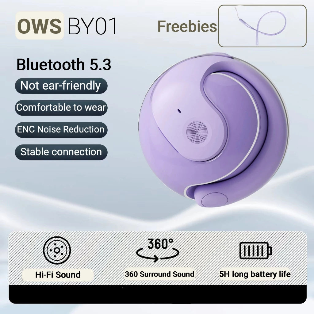 OWS BY01 Wireless Bluetooth Earbuds