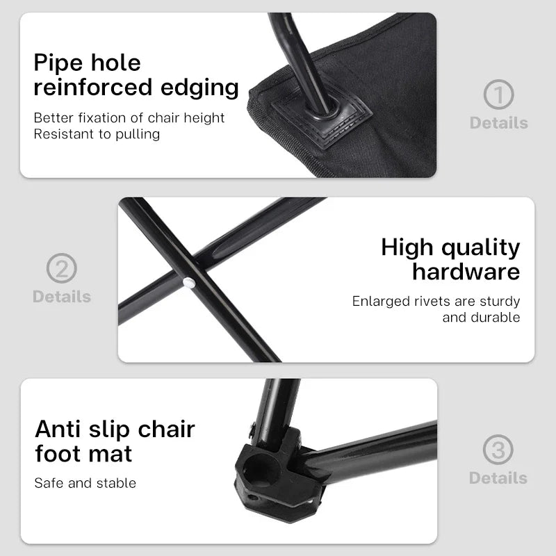 Foldable Heavy Duty Camping Chair