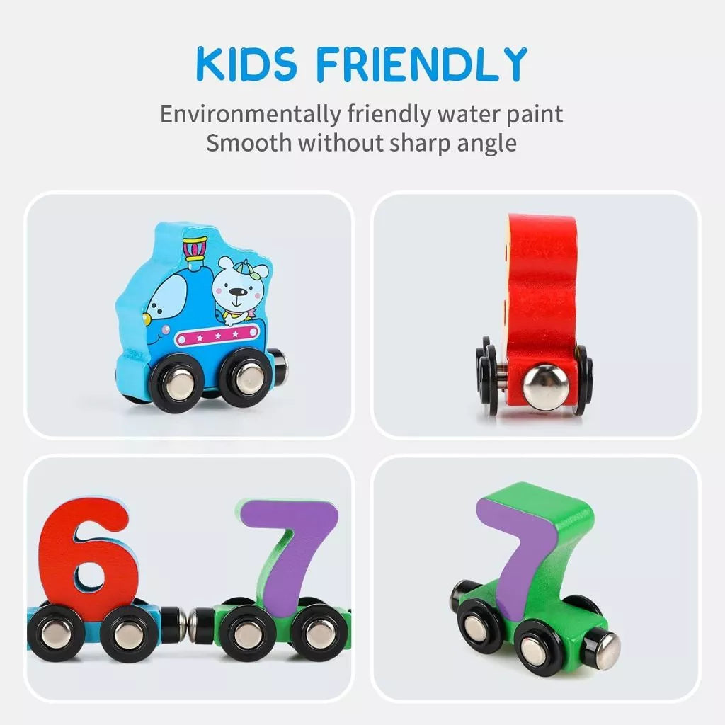 Magnetic Number Train Toy