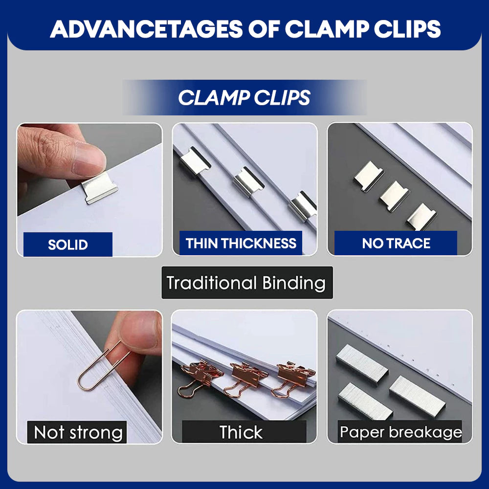 Portable Push Staple Clipper