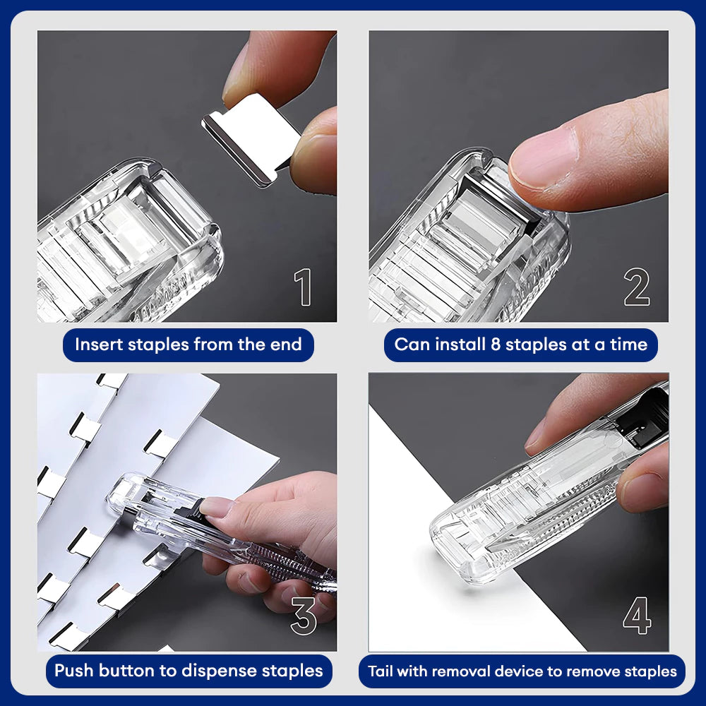Portable Push Staple Clipper