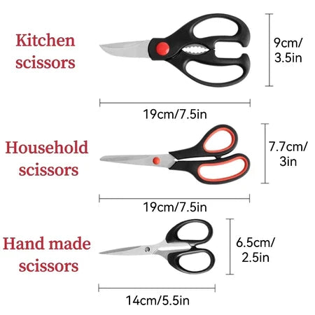 3pcs/Set Professional Kitchen Shears
