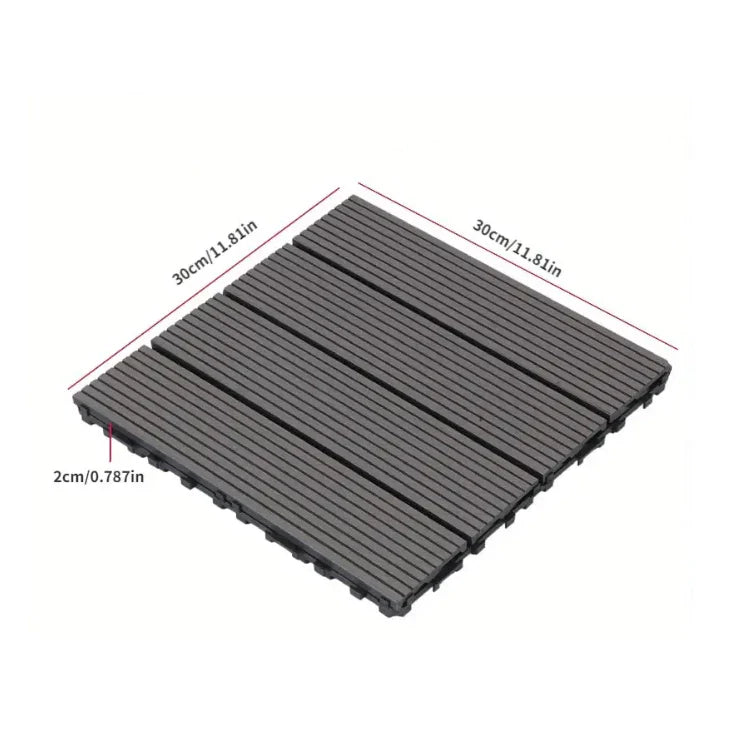 PVC Interlocking Floor Decking Tiles