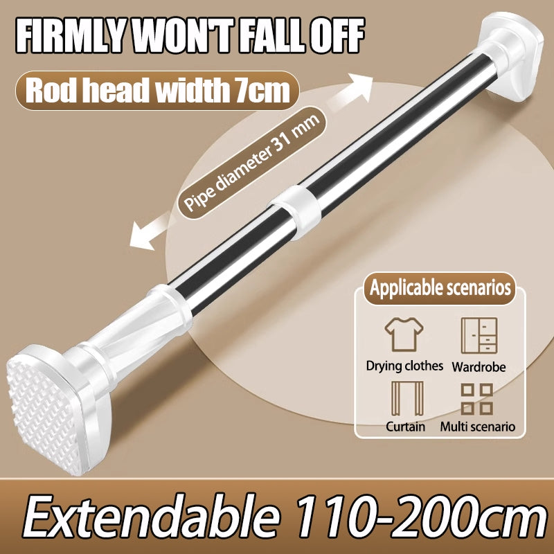 Punch-free Stainless Steel Telescopic Rod