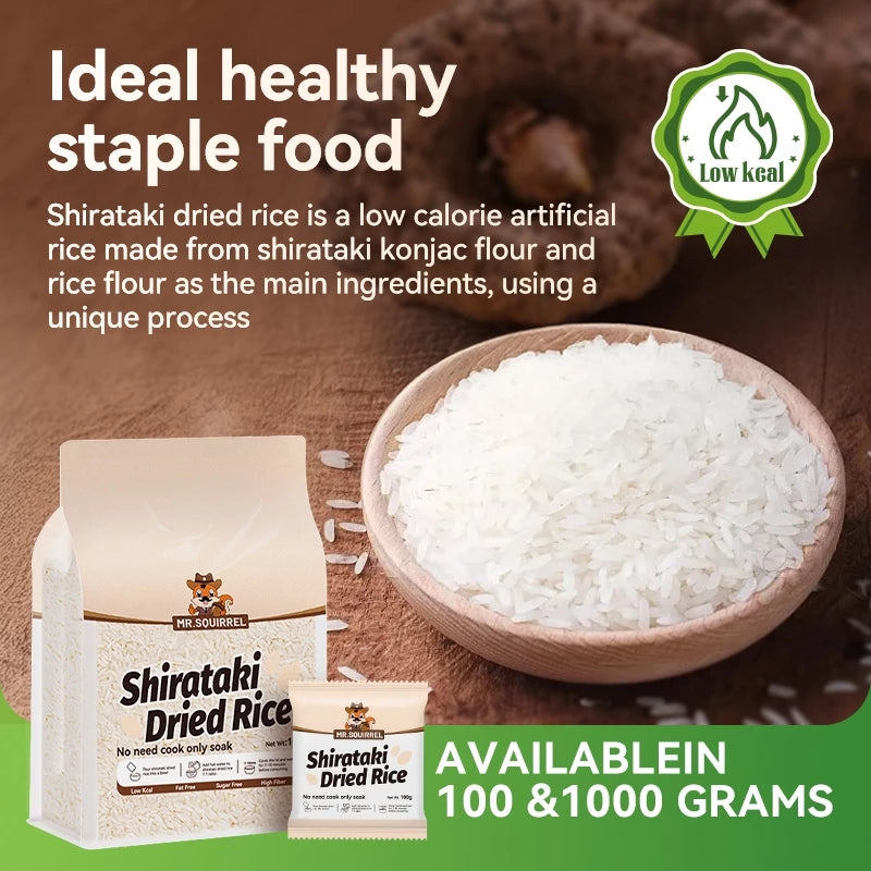 Mr. Squirrel Dried Shirataki Rice