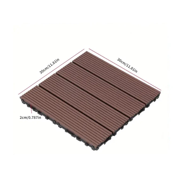 PVC Interlocking Floor Decking Tiles