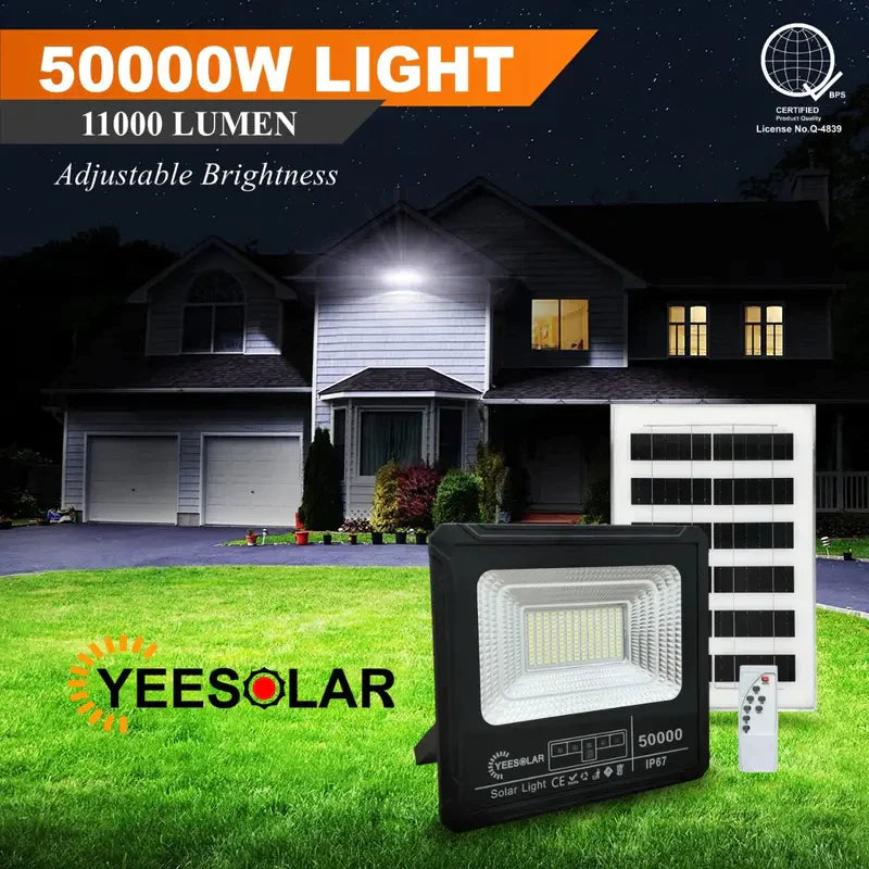 YEESOLAR Solar Light with Panel (YSHY-J275) – 50000W
