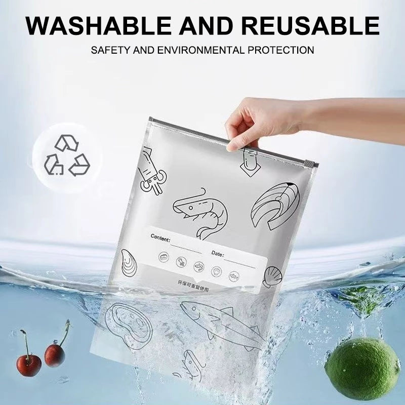 Reusable Aluminum Foil Food Storage Ziplock