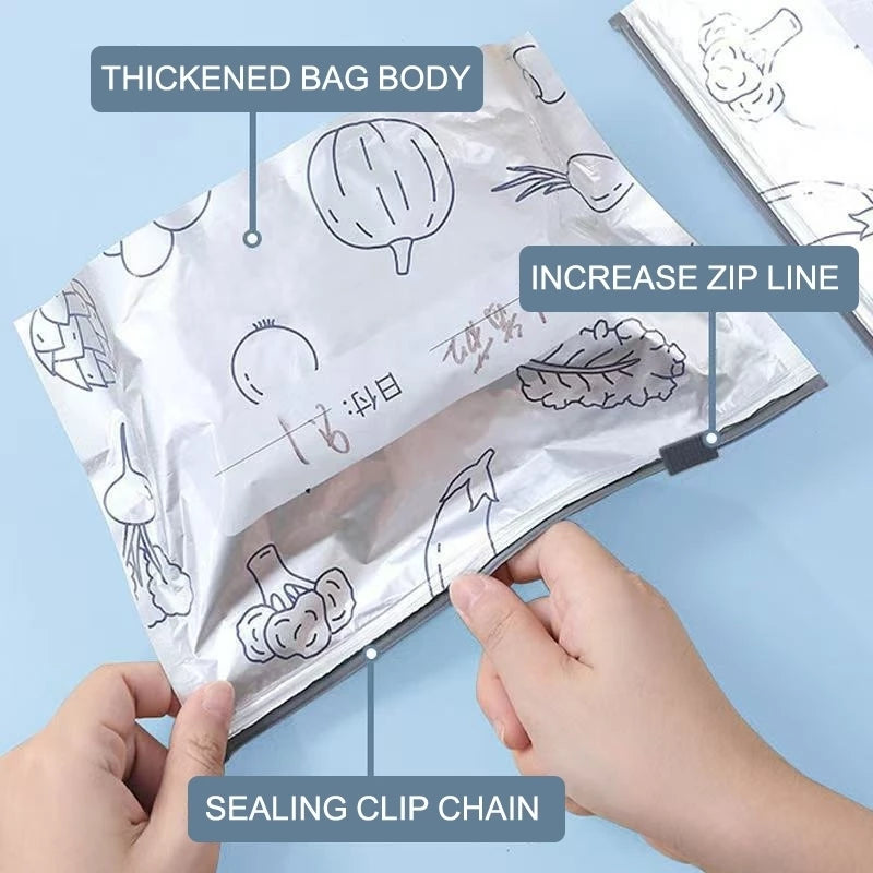 Reusable Aluminum Foil Food Storage Ziplock