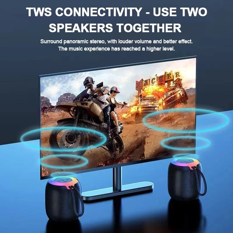 SH-309 Wireless Bluetooth Speaker with RGB Lights