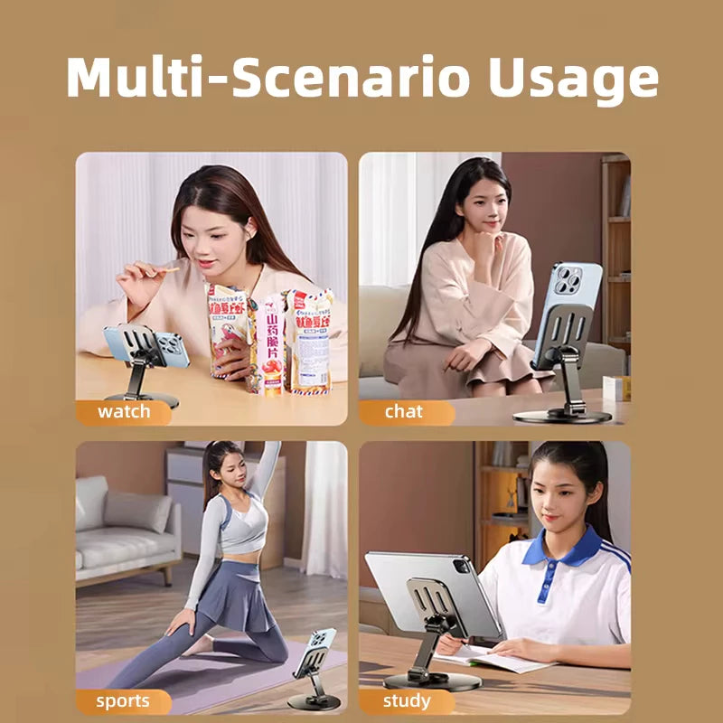 360° Rotating Aluminum Phone & Tablet Stand