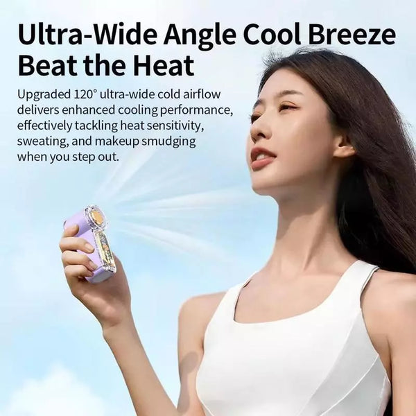 X699 Transparent Mini Handheld Fan