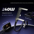 Angled Fast Charging Cable with Phone Stand