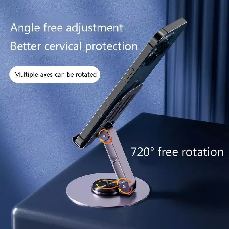 360° Rotating Aluminum Phone & Tablet Stand
