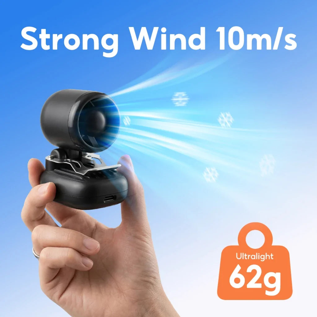 Mini Clip On Fan for Hat and Clothes