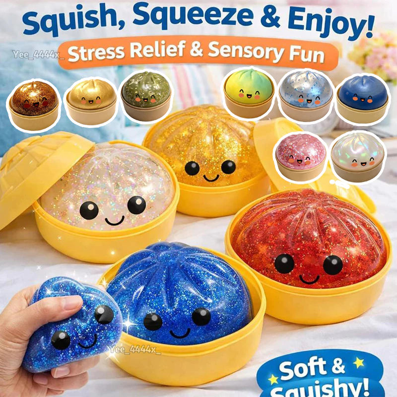 8.5cm Squishy Mystery Dumpling Toy