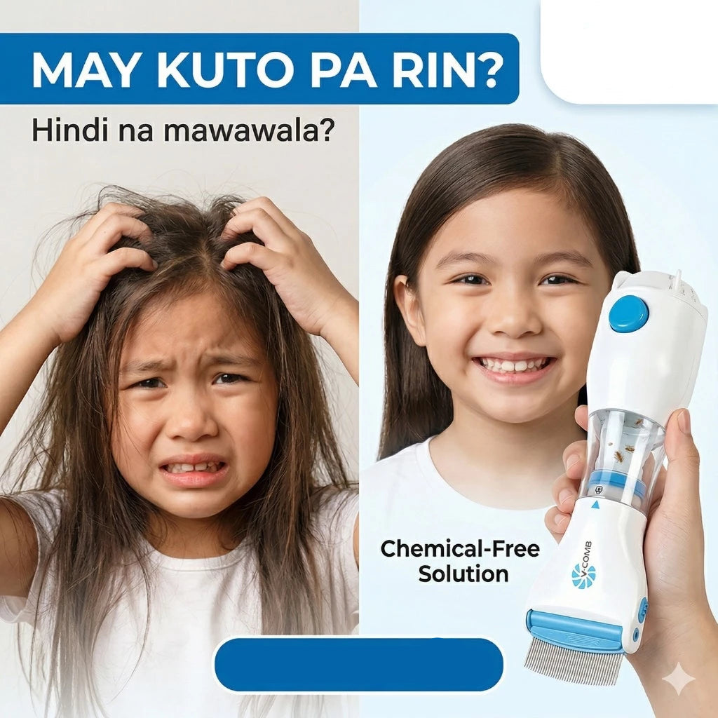 Electric Lice Vacuum Comb