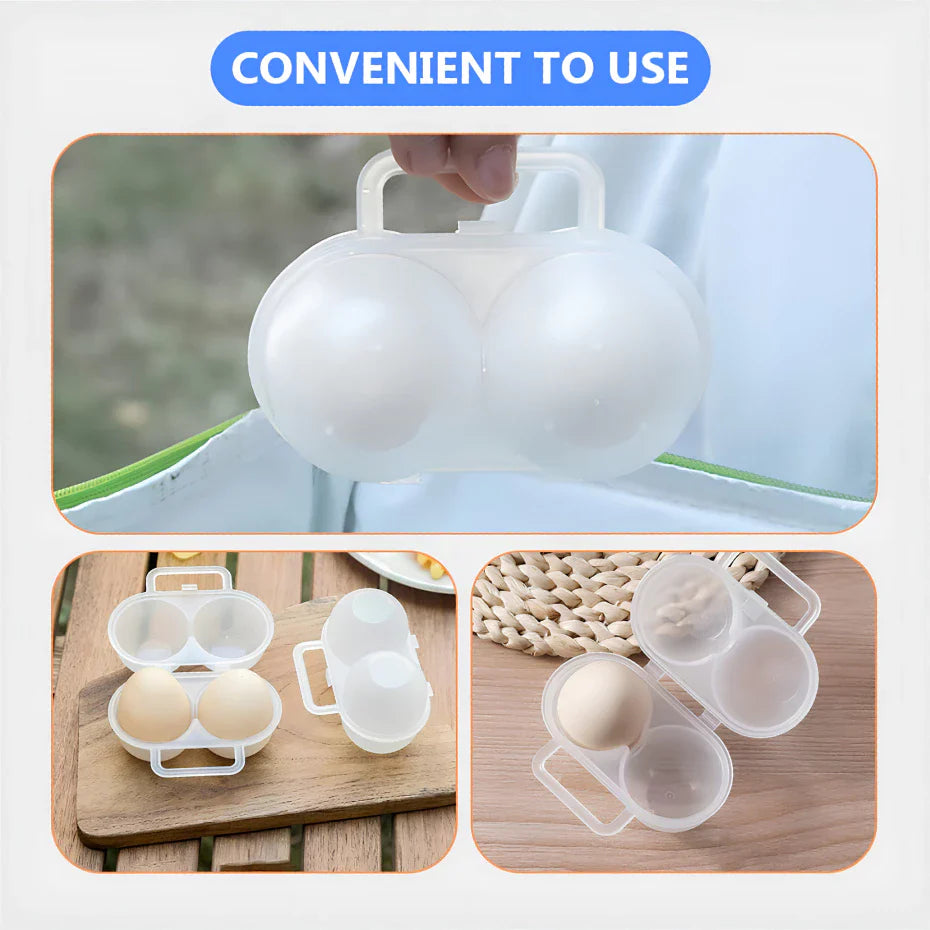 Two Compartments Egg Storage Box