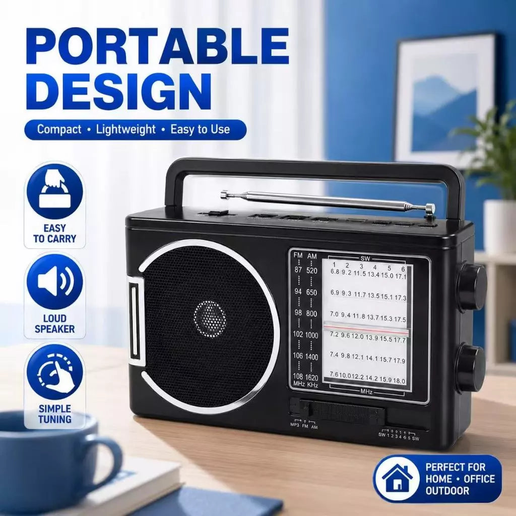 KTF-1646 Solar Charging Wireless Portable Radio Speaker