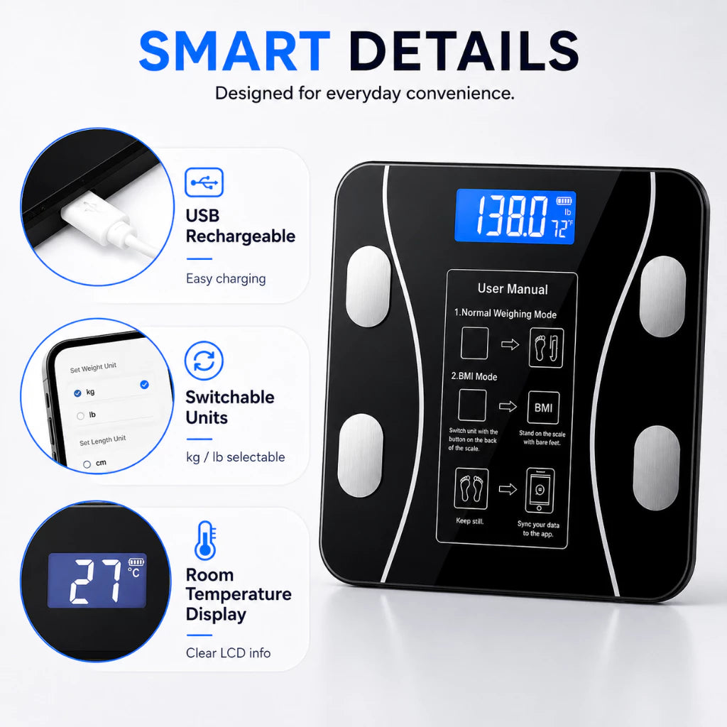Smart Digital Body Fat Scale