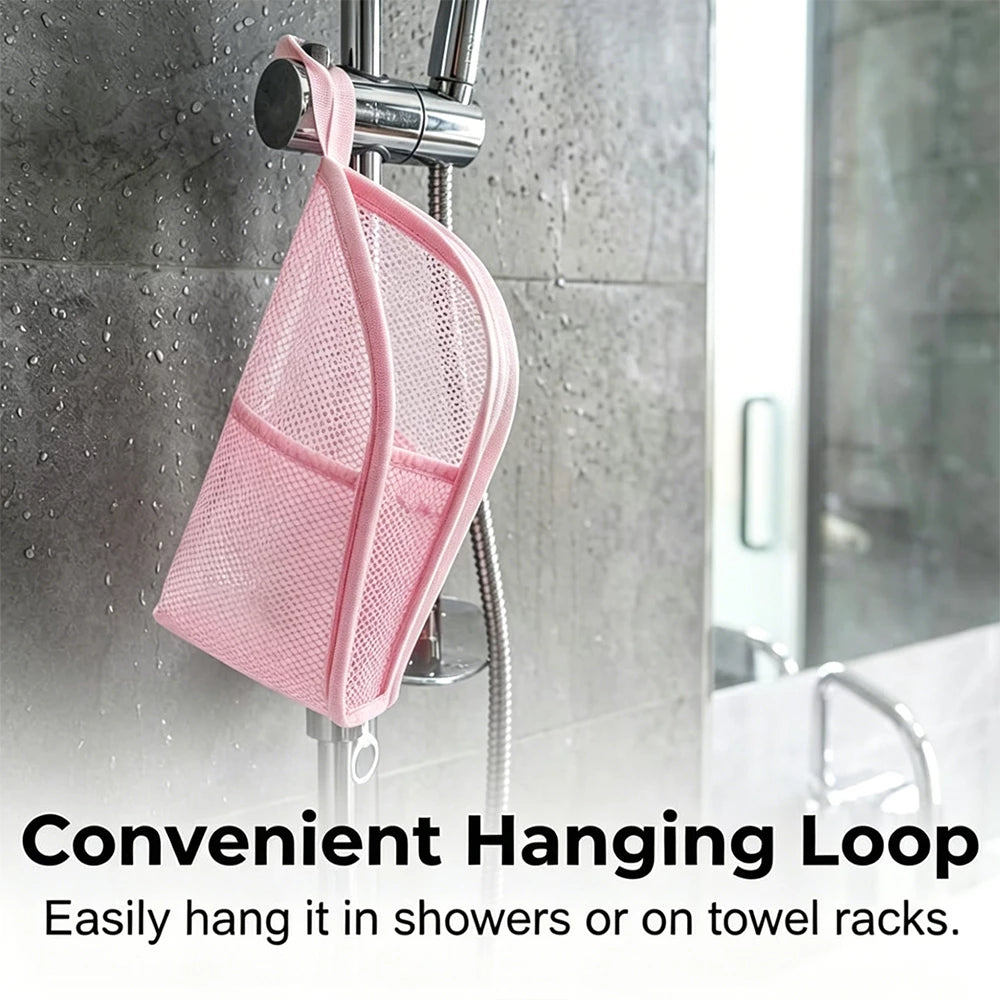 Standing Mesh Toiletry Bag