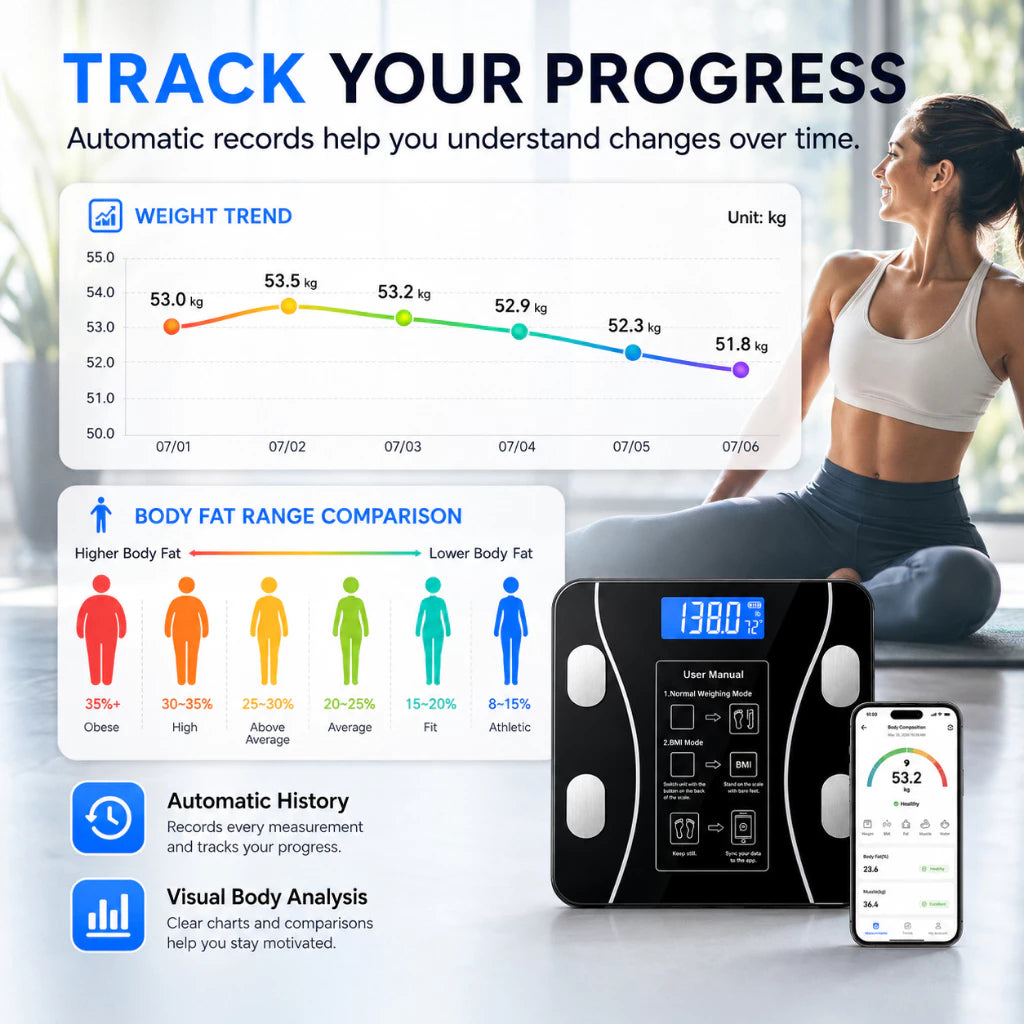 Smart Digital Body Fat Scale