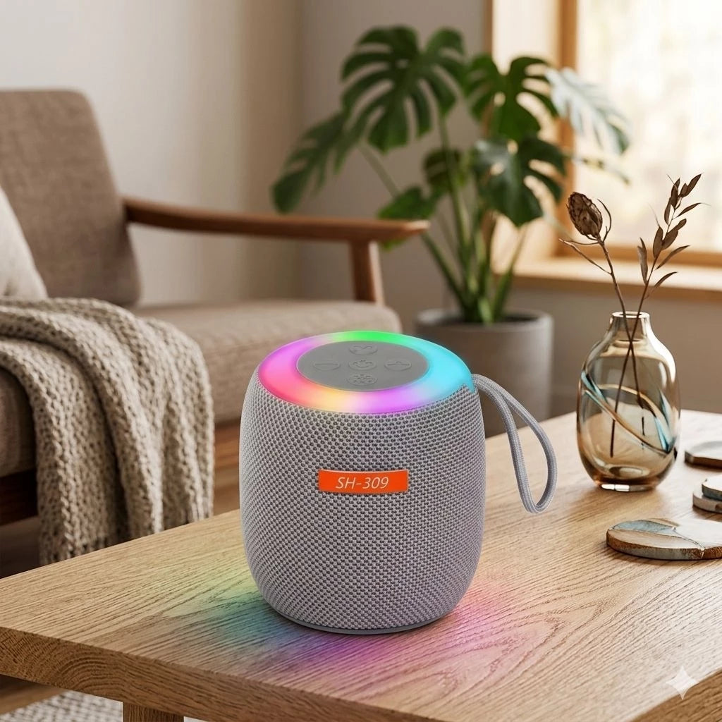 SH-309 Wireless Bluetooth Speaker with RGB Lights