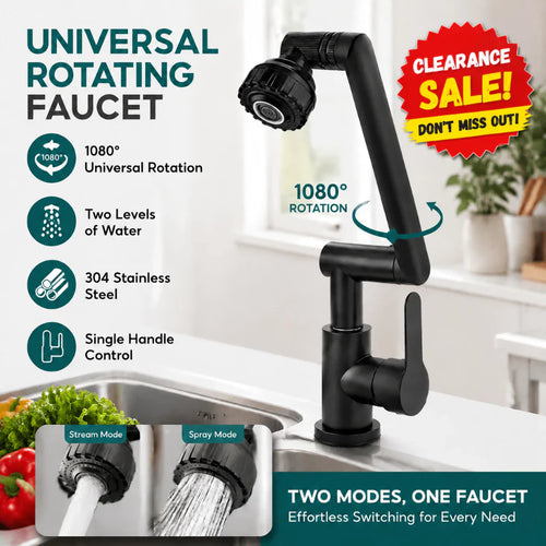 1080° Swivel Stainless Steel Faucet