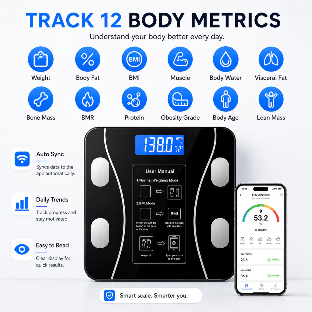 Smart Digital Body Fat Scale