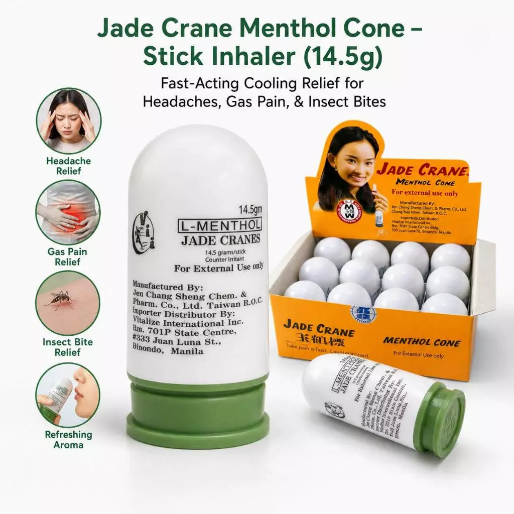 Jade Cranes Menthol Cone Stick Inhaler