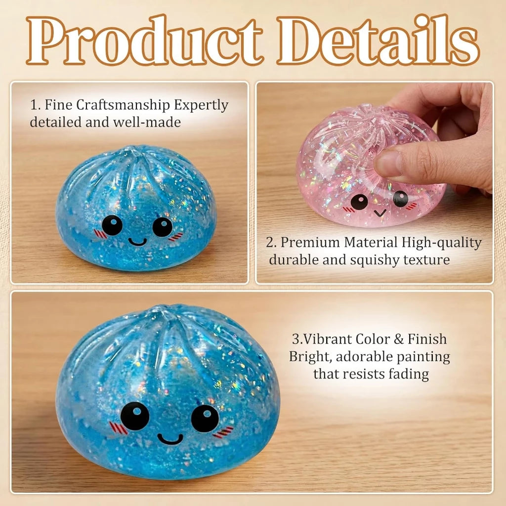 8.5cm Squishy Mystery Dumpling Toy