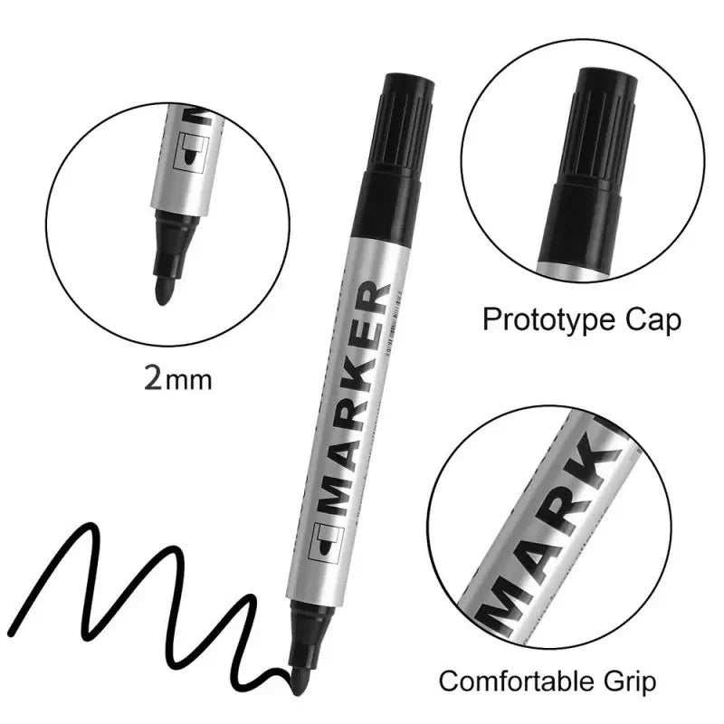 12PCS Permanent Marker