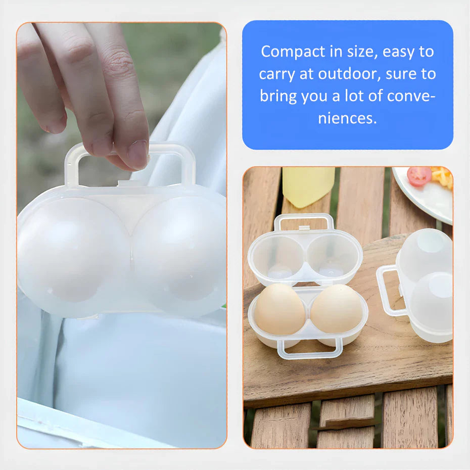 Two Compartments Egg Storage Box