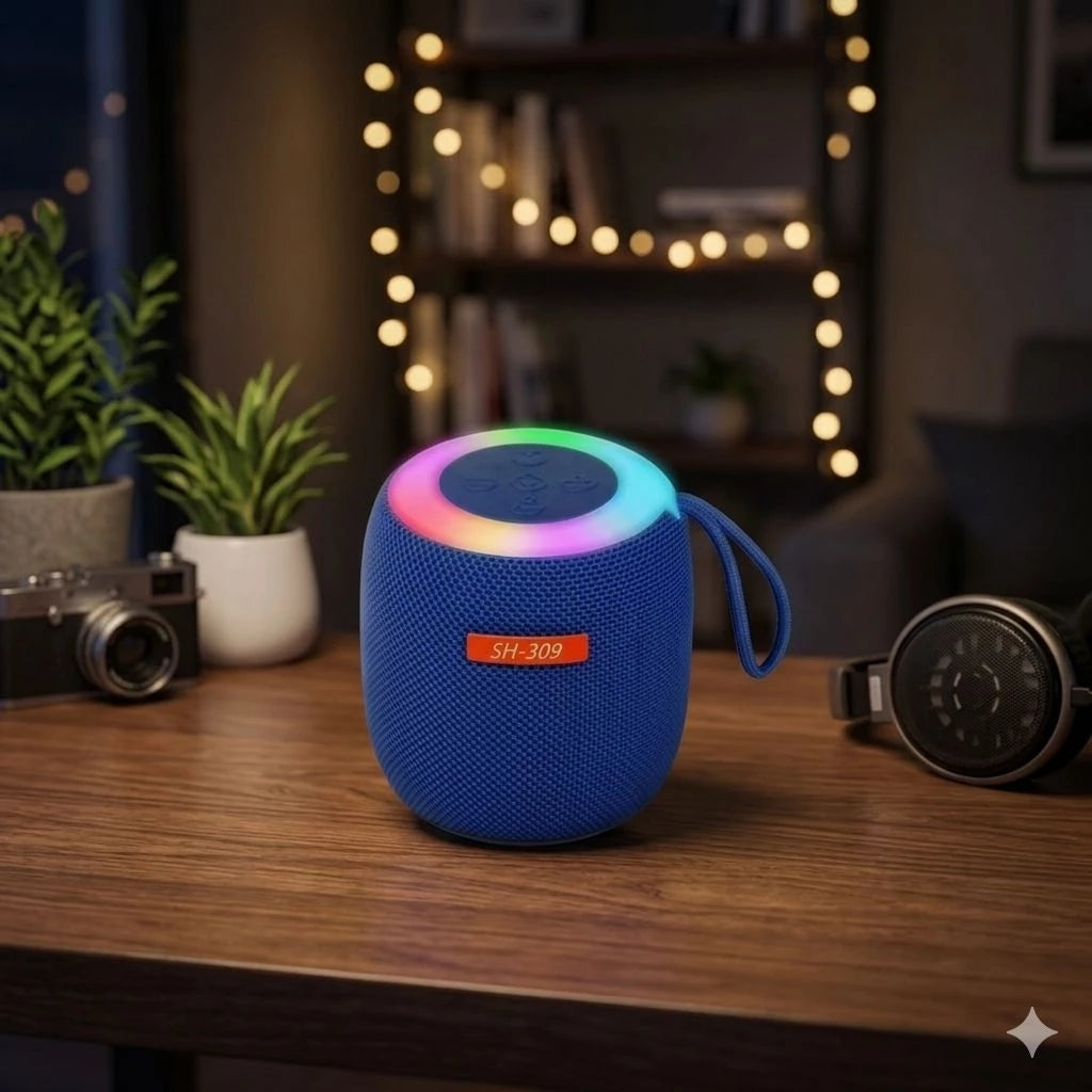 SH-309 Wireless Bluetooth Speaker with RGB Lights