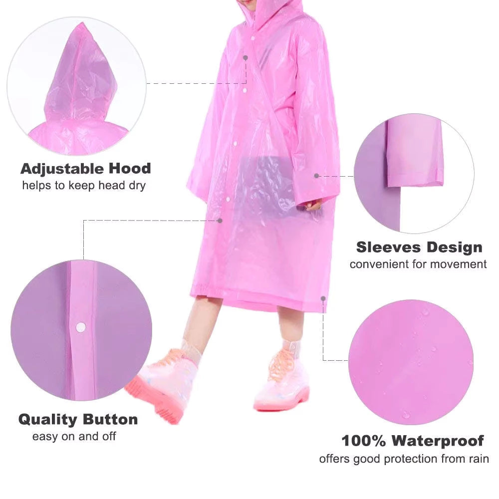 EVA Unisex Raincoat for Adults & Kids