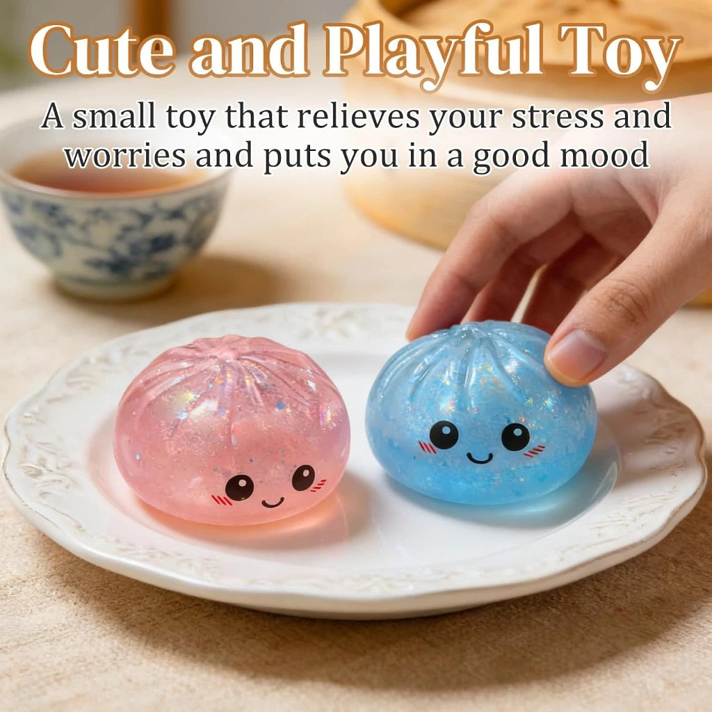 8.5cm Squishy Mystery Dumpling Toy