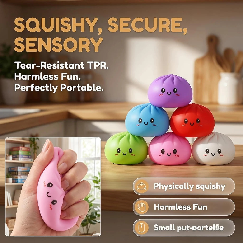 8.5cm Squishy Mystery Dumpling Toy