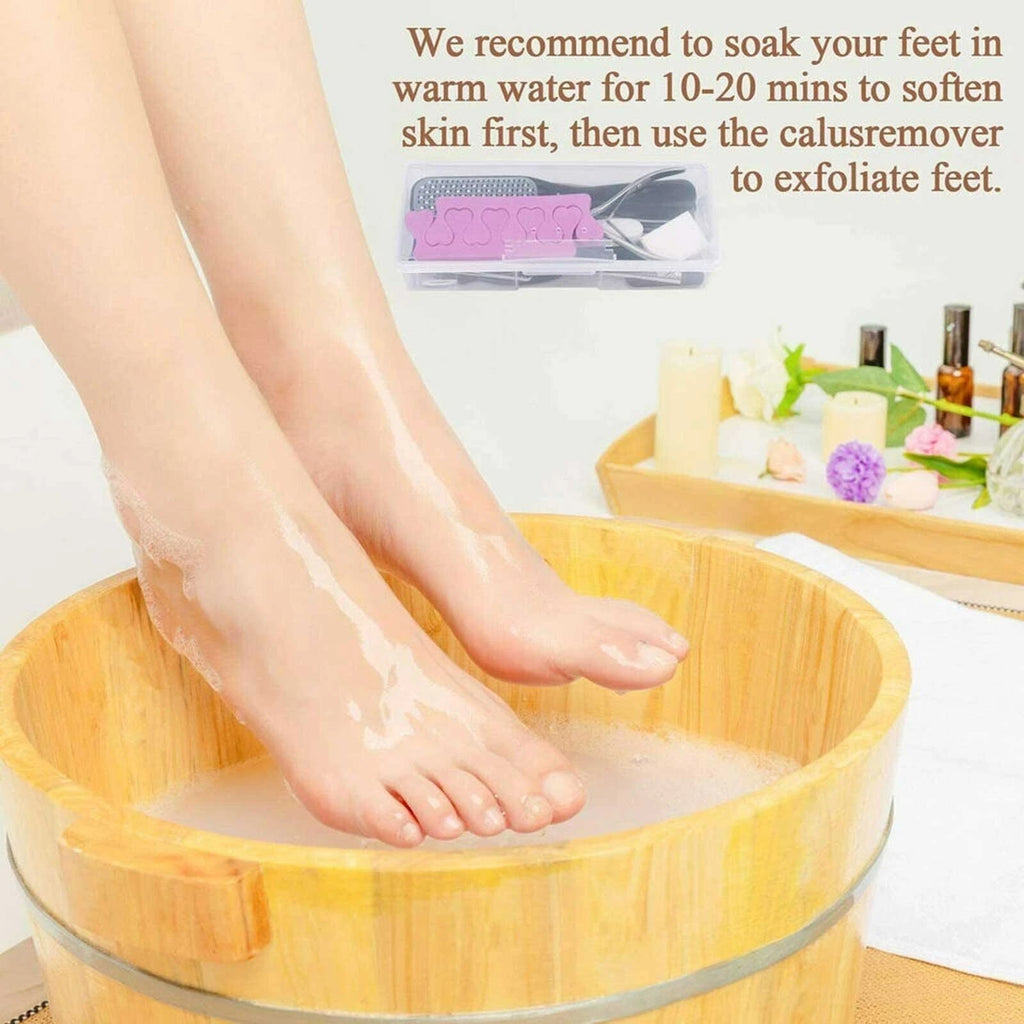 10Pcs Callous Remover Pedicure Tool Set