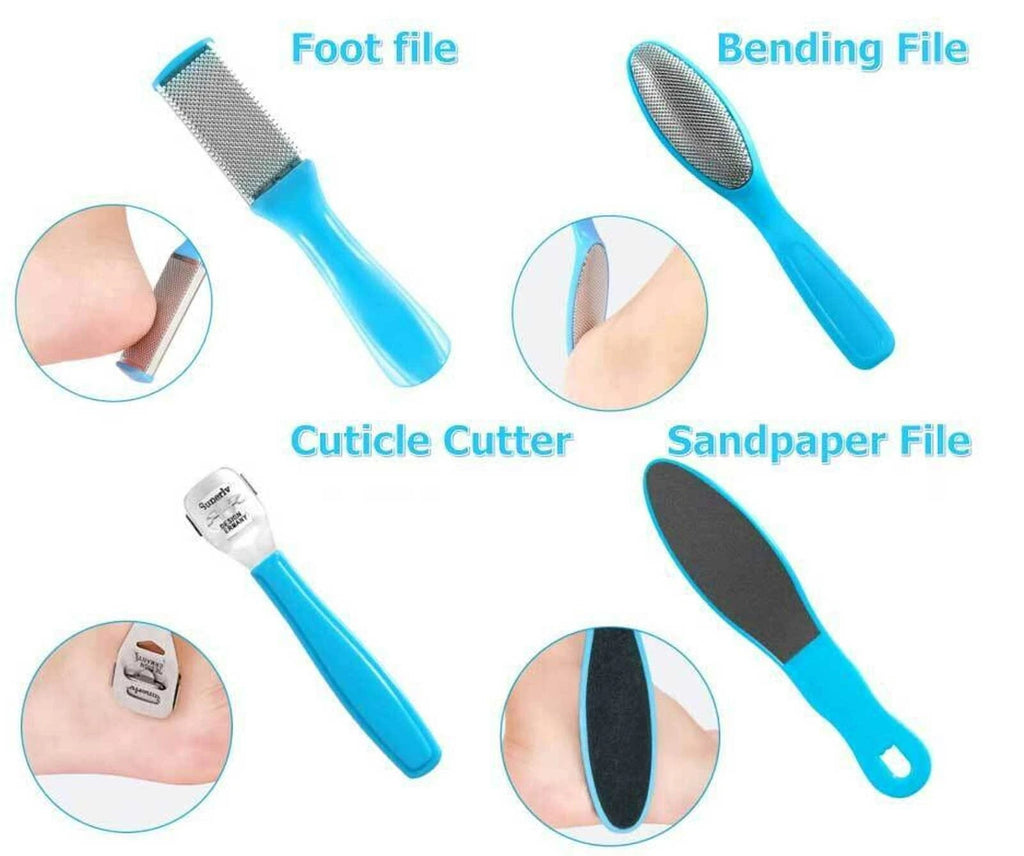 10Pcs Callous Remover Pedicure Tool Set