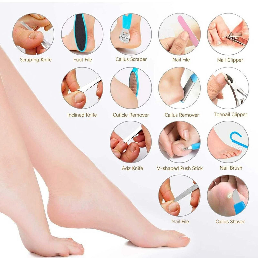 10Pcs Callous Remover Pedicure Tool Set
