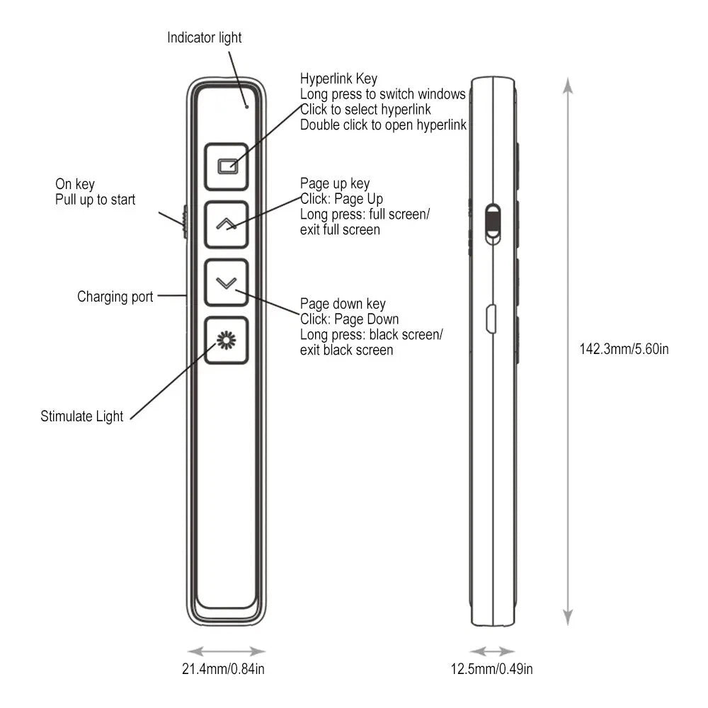 Wireless Presenter Remote Control