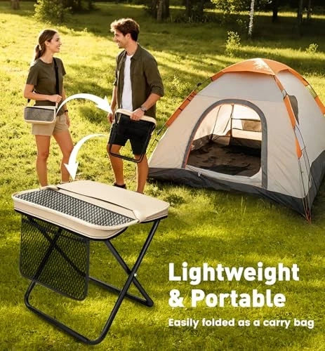 Portable Folding Stool with Carrying Bag
