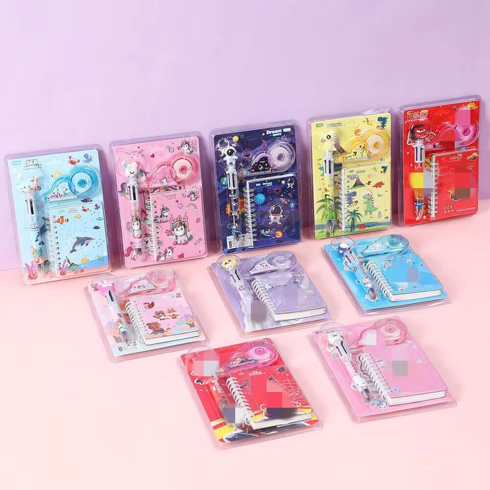 3-IN-1 Cute Stationery Set