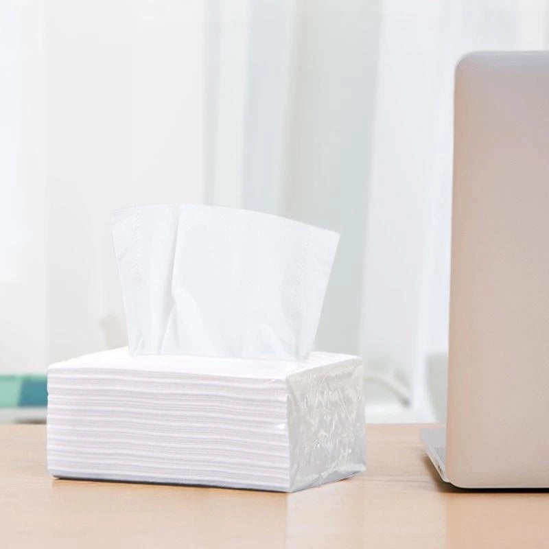 8pcs Soft Absorbent Thickened Facial Tissue