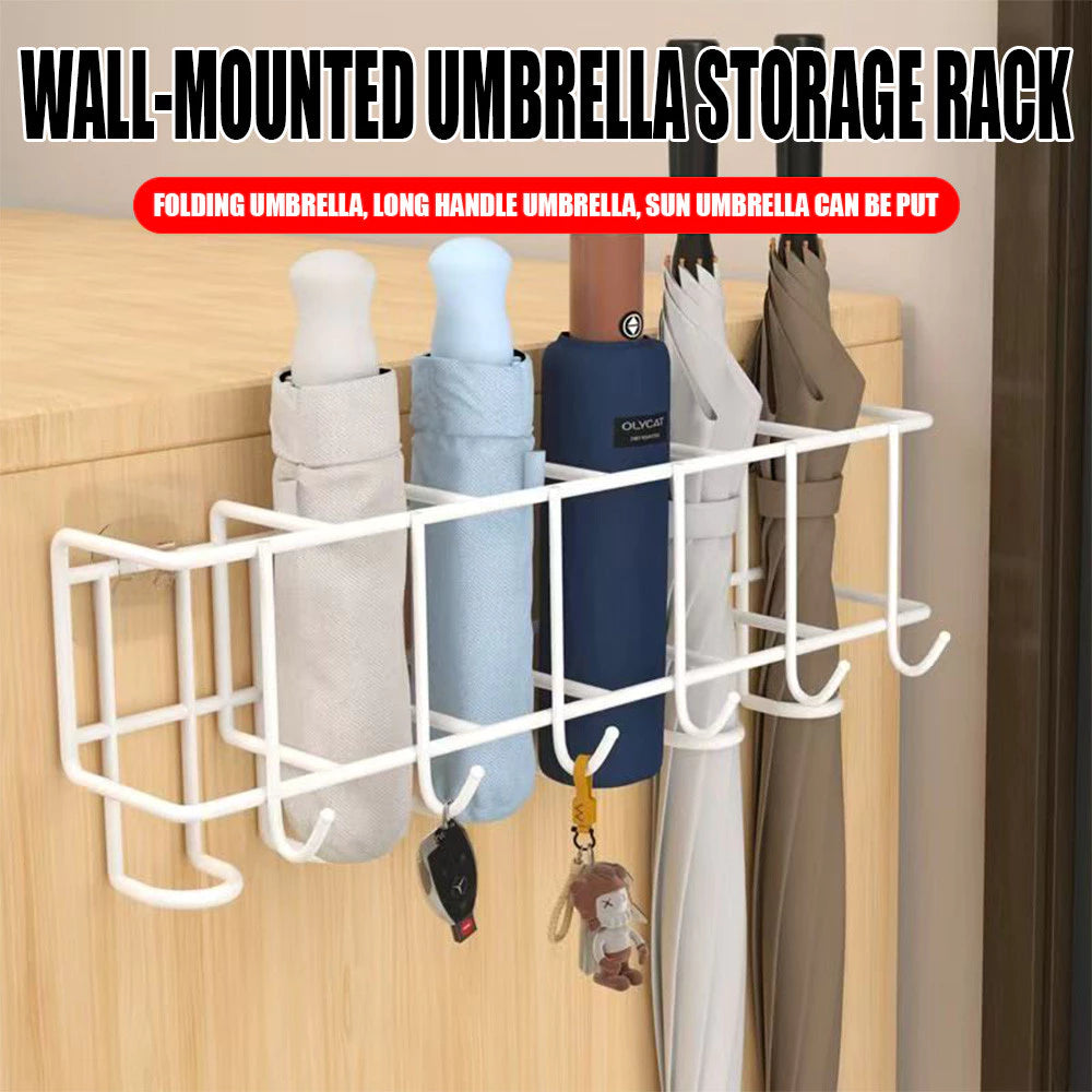 No Drill Wall Mounted Umbrella Rack