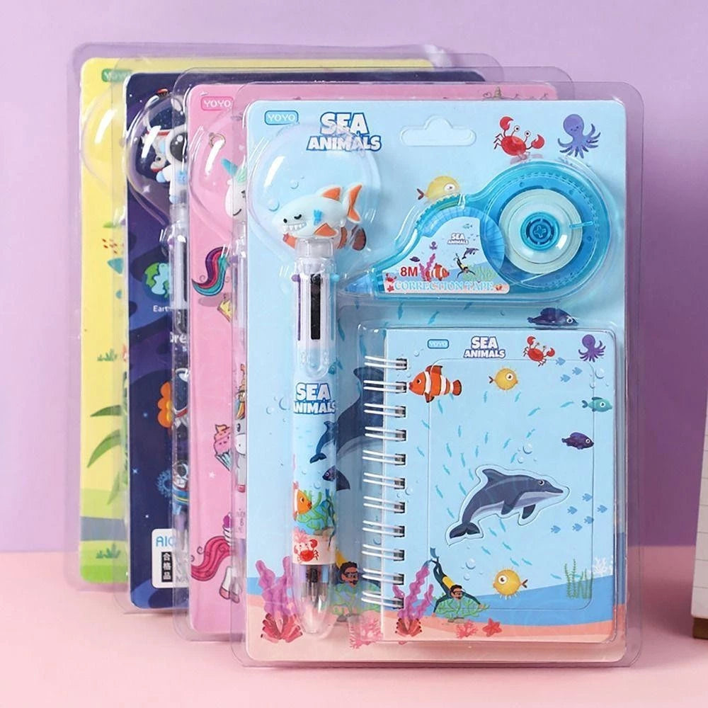 3-IN-1 Cute Stationery Set