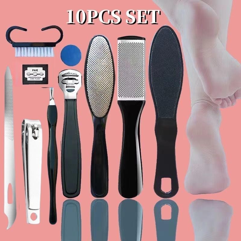 10Pcs Callous Remover Pedicure Tool Set