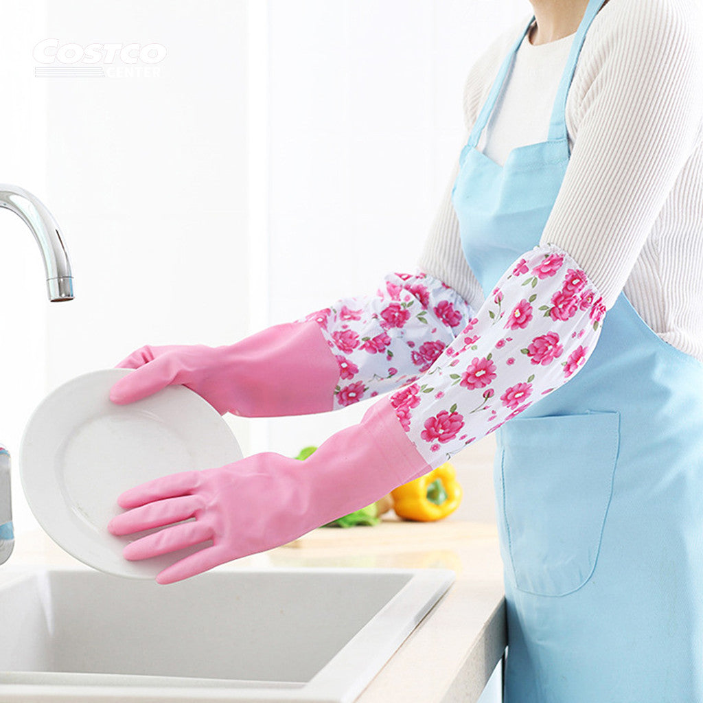 Non-slip Waterproof Long Latex Gloves