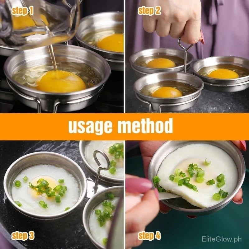 3-in-1 Stainless Steel Egg Steamer
