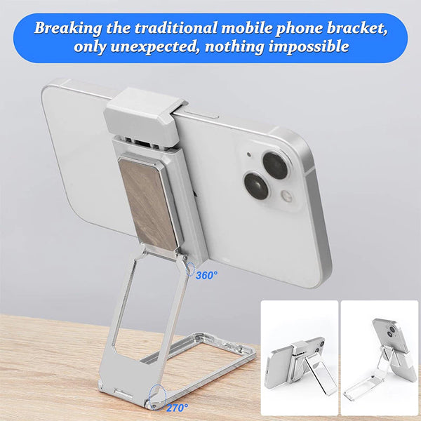 Back Clip Foldable Metal Phone Holder